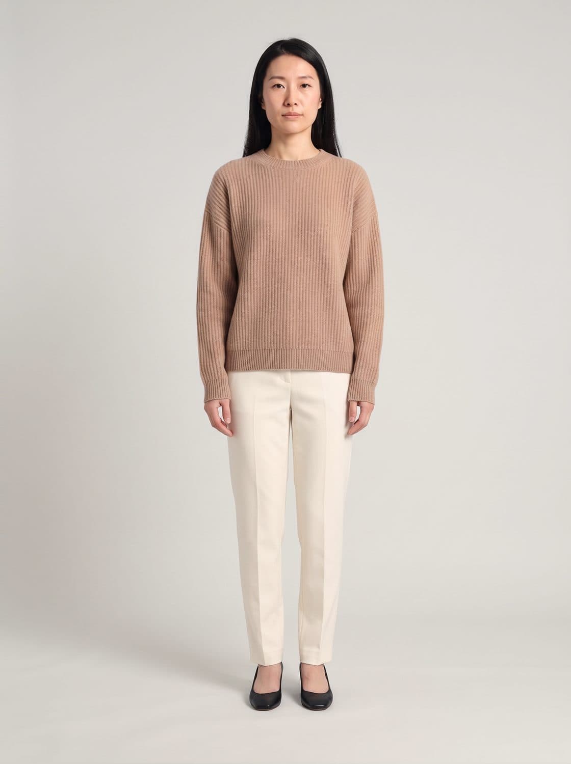 Larkspur Sweater, worn by a model