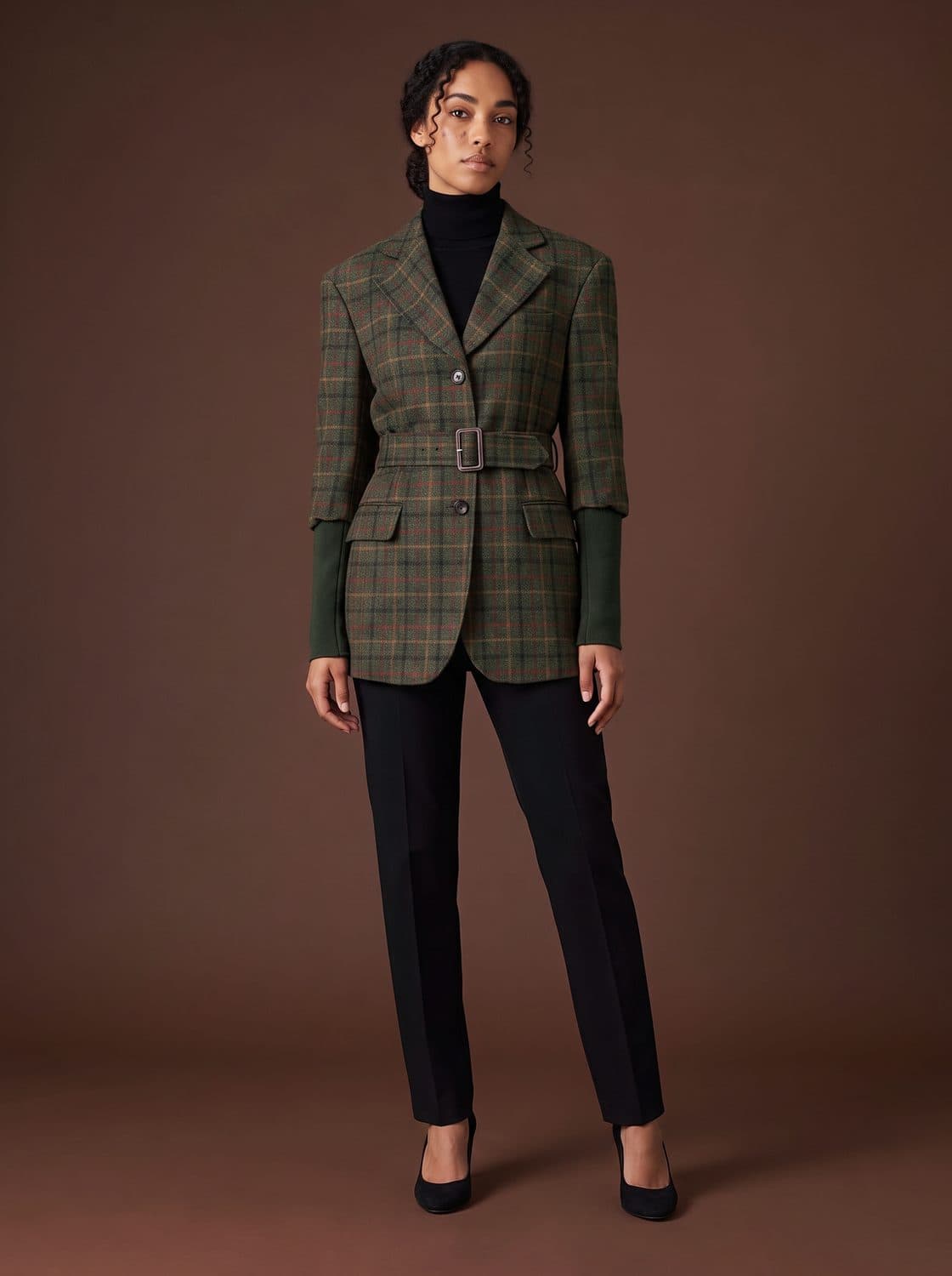 Delamere Jacket, worn by a model
