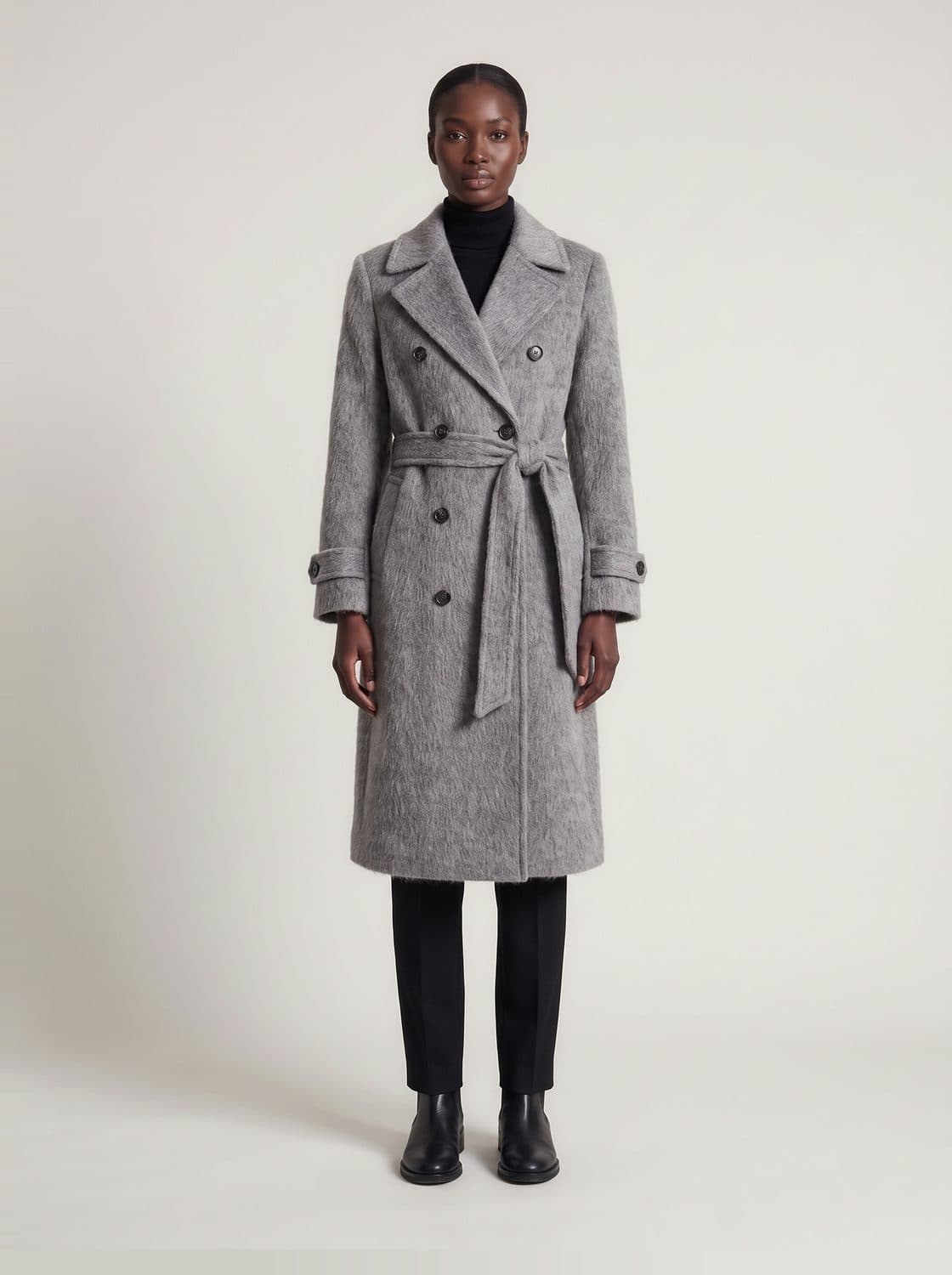 Cadogan Overcoat, worn by a model