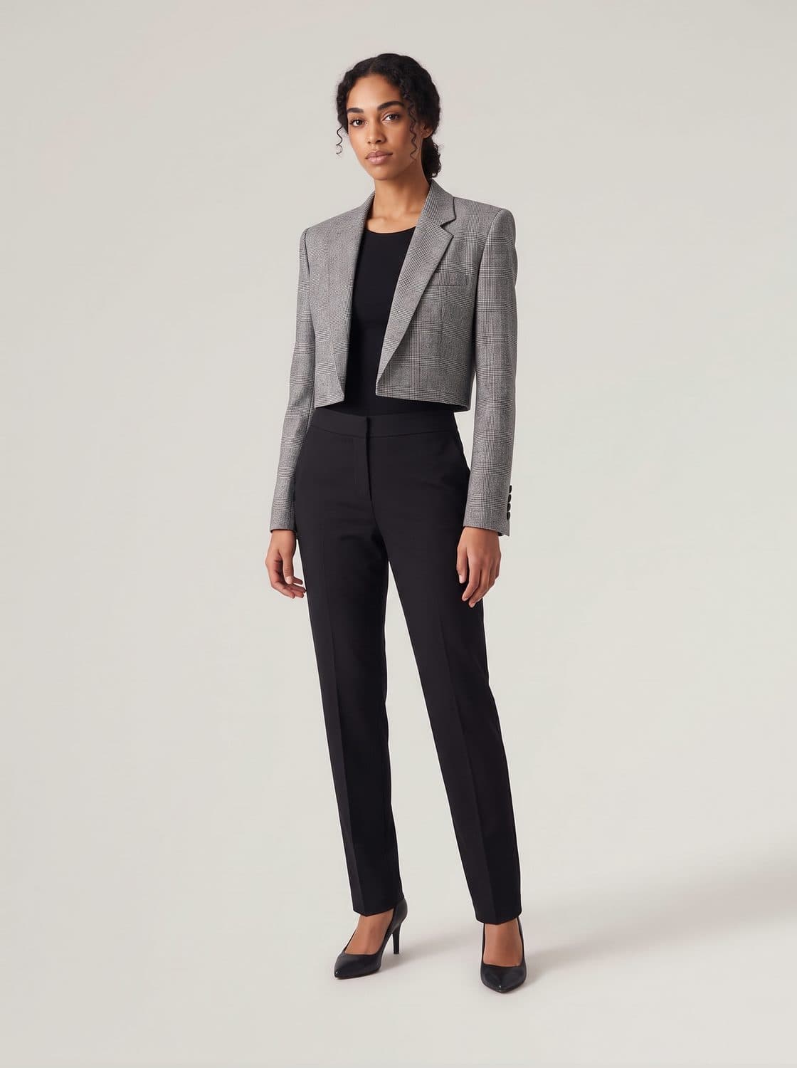 Halston Jacket, worn by a model