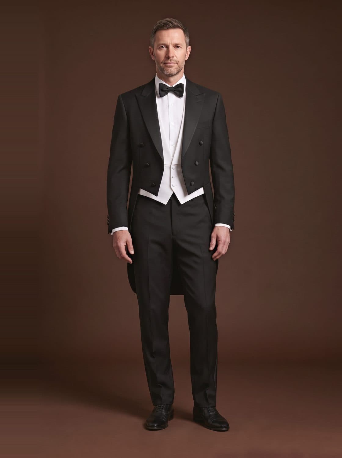 Carrick Dinner Suit, worn by a model