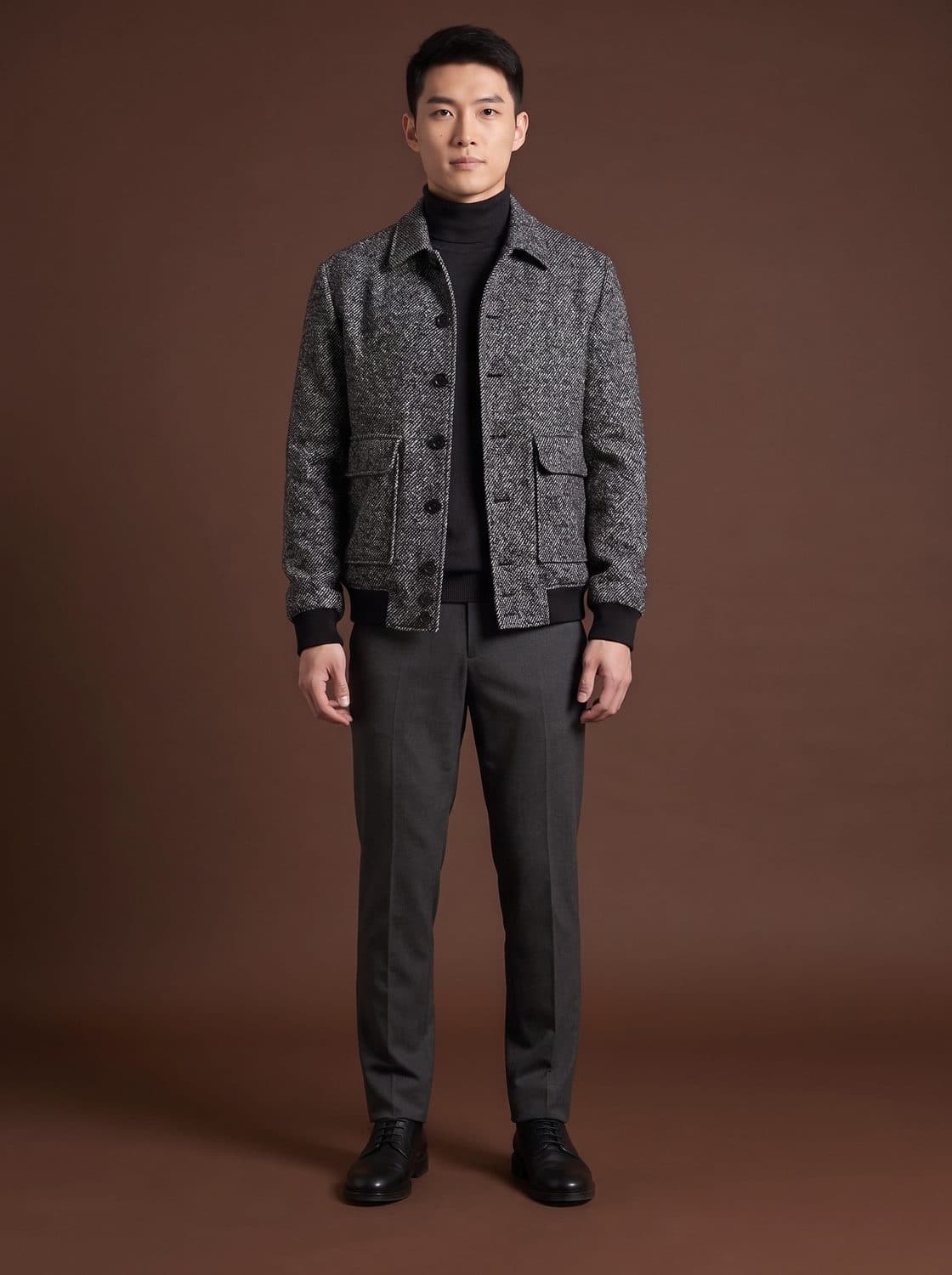 Sheldon Field Coat, worn by a model
