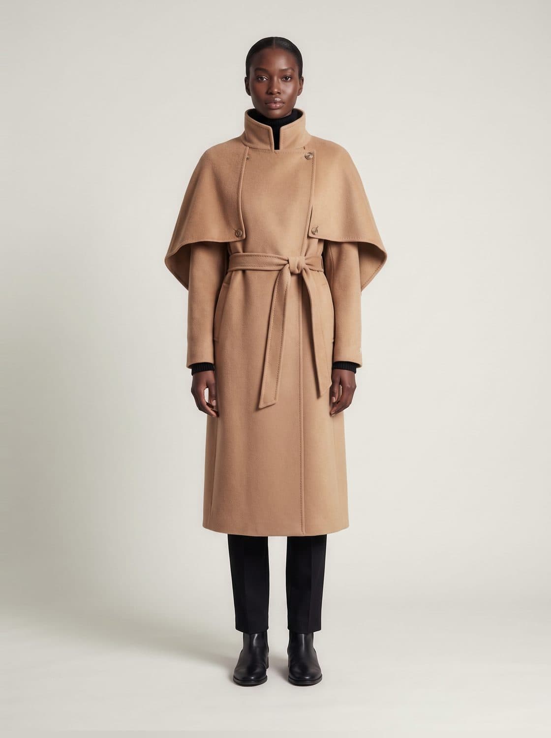 Ingleby Overcoat, worn by a model
