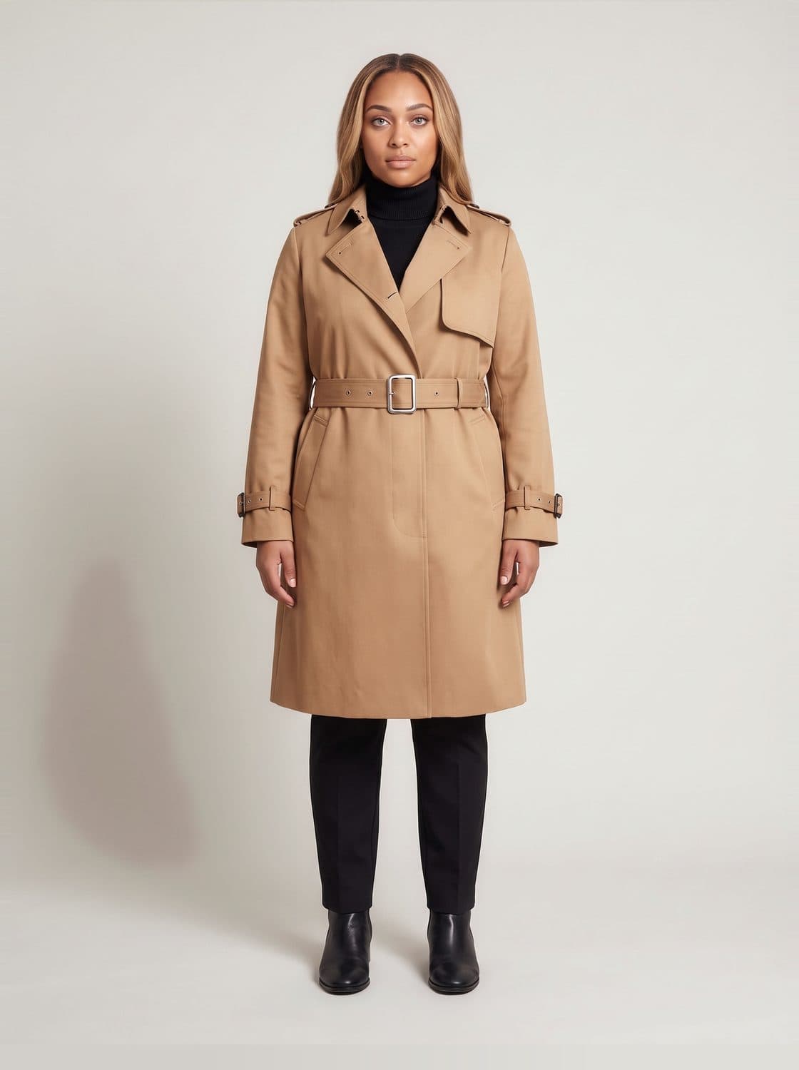 Alnwick Overcoat, worn by a model