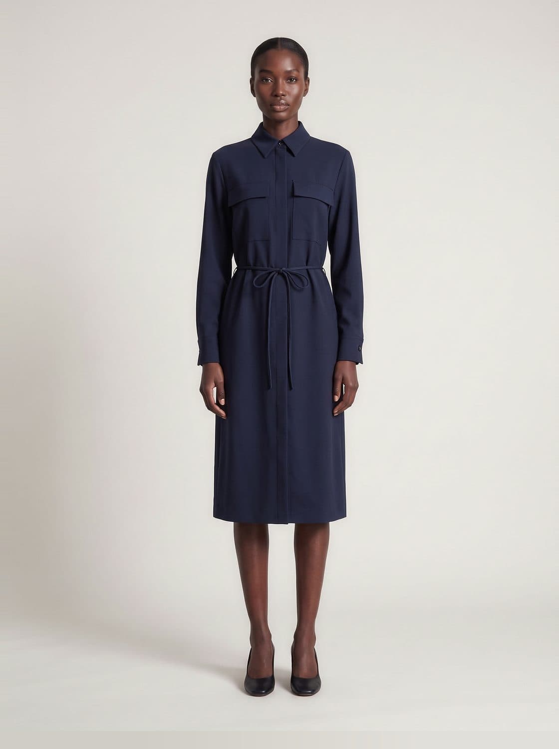 Malvern Dress, worn by a model