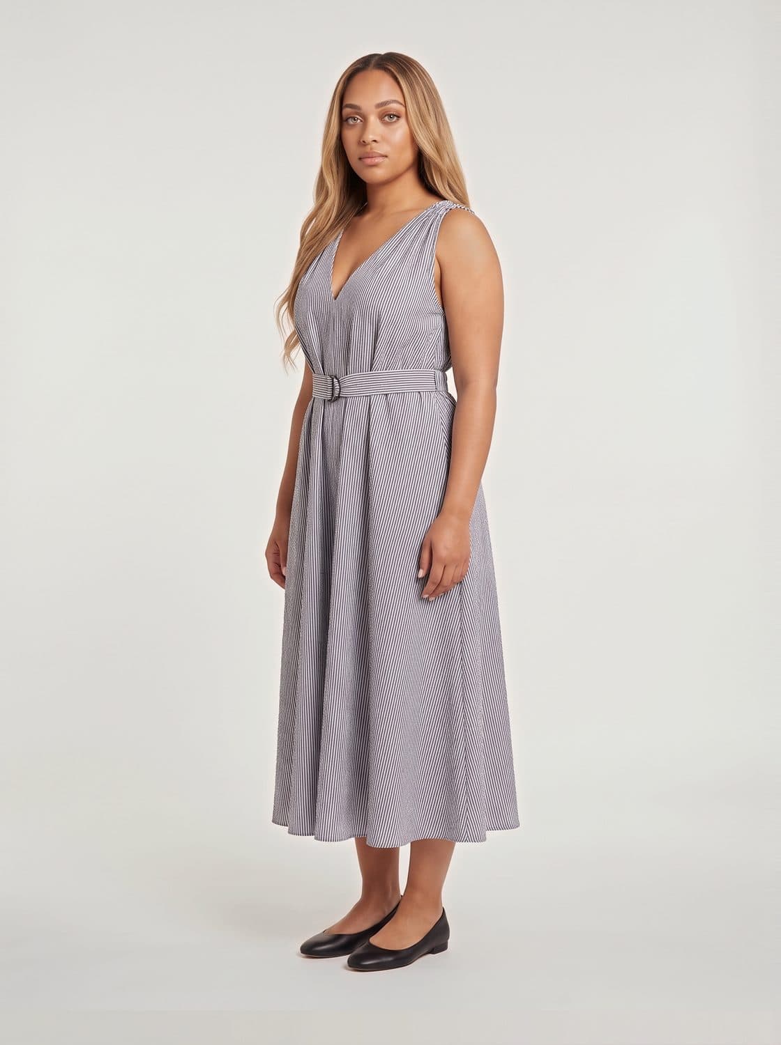 Winslow Dress, worn by a model