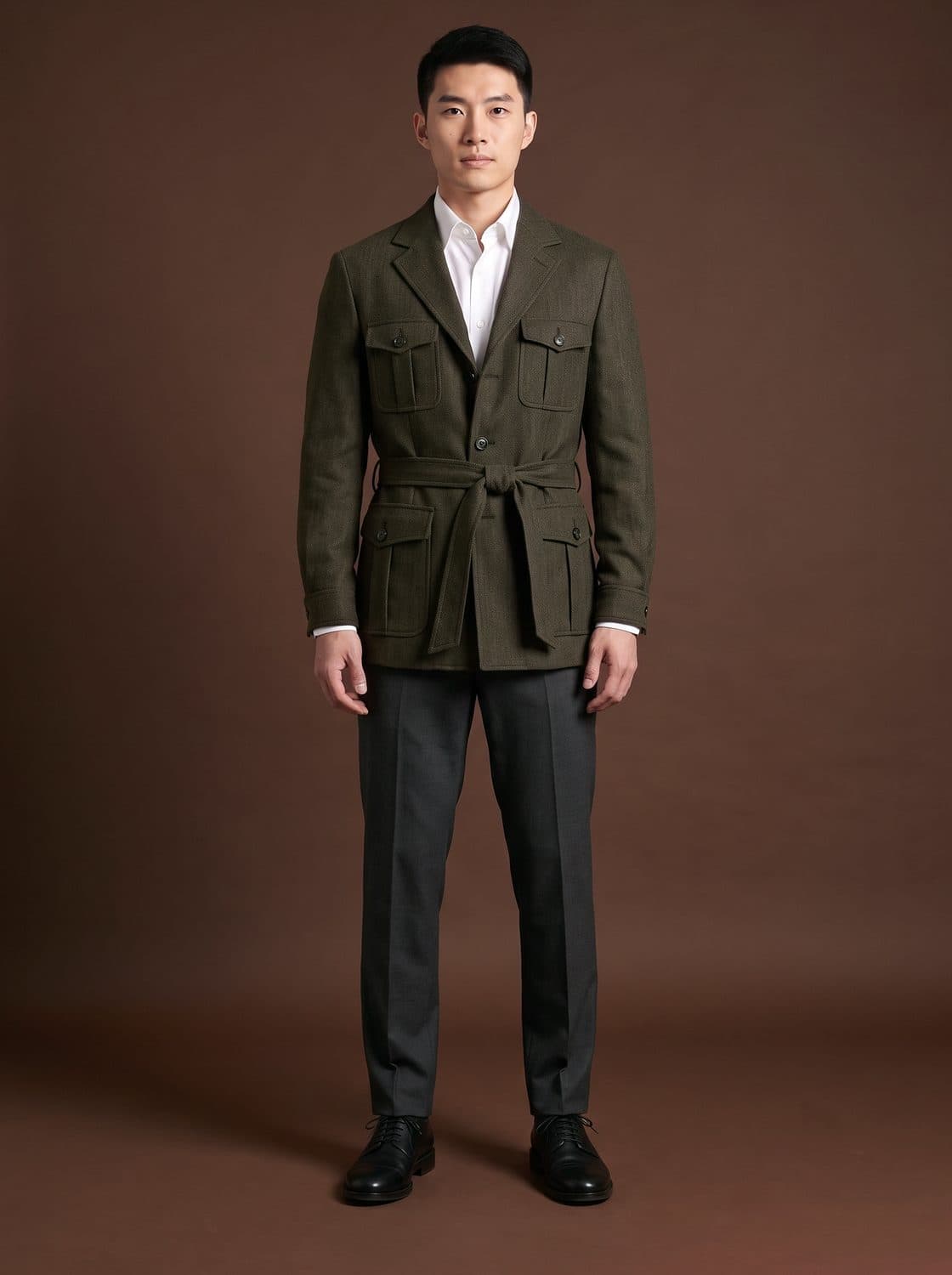 Shipley Jacket, worn by a model