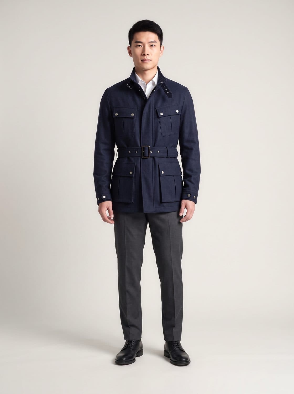 Ancroft Jacket, worn by a model