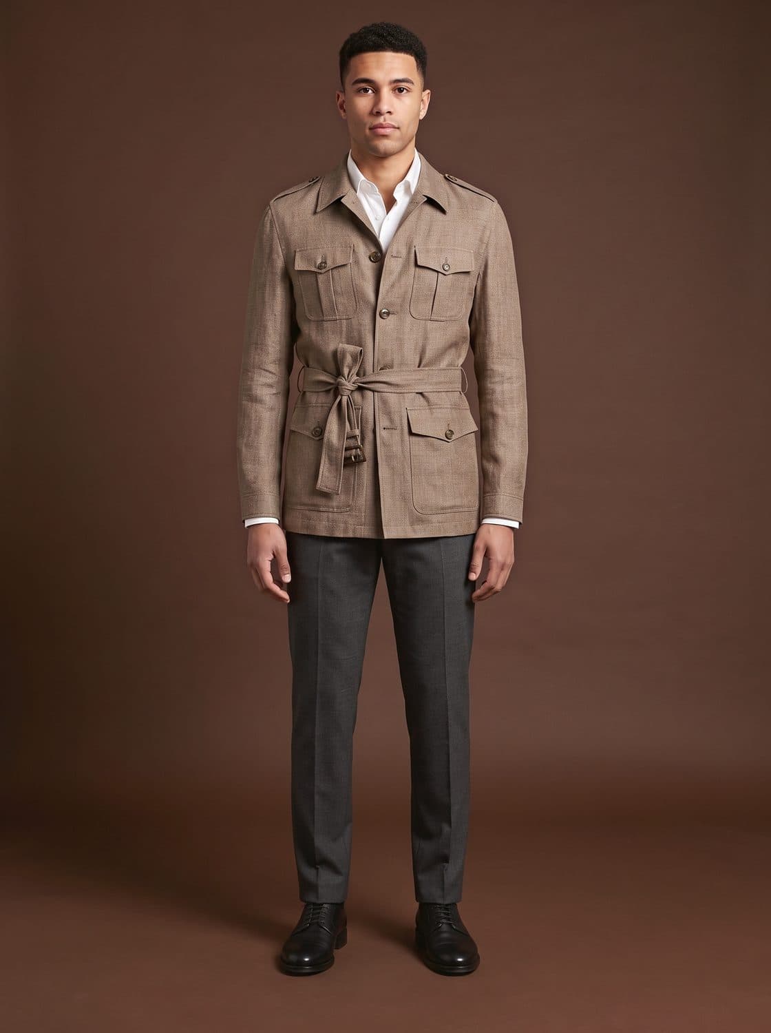 Leighton Jacket, worn by a model