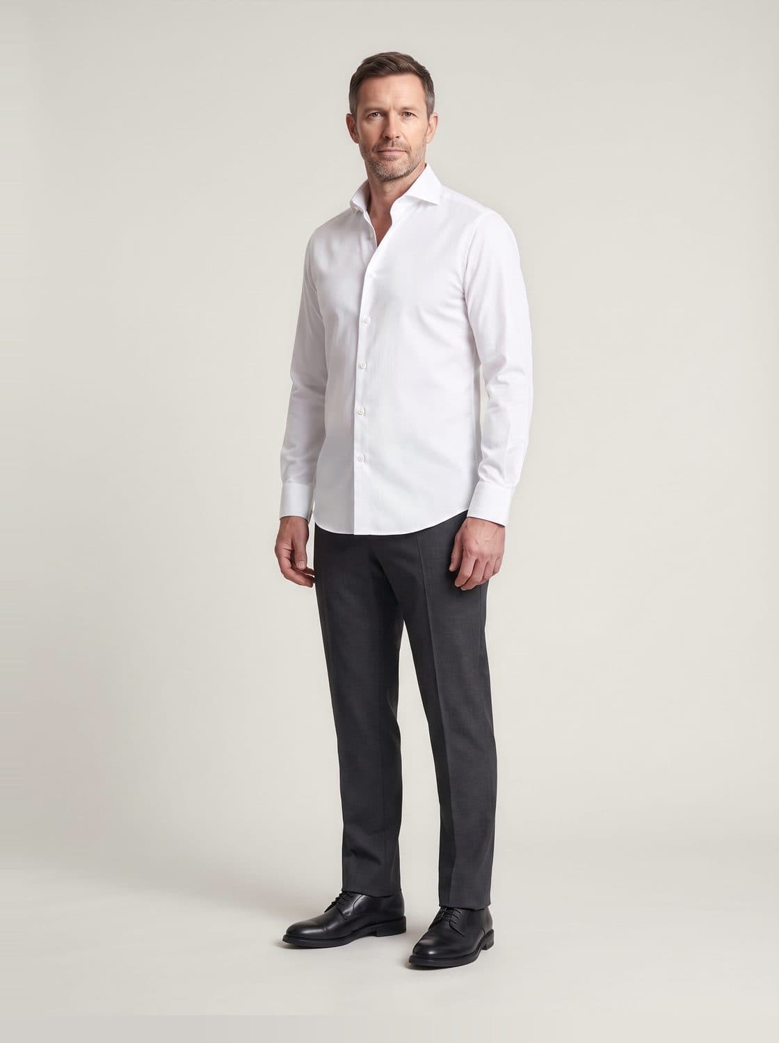 Culross Shirt, worn by a model