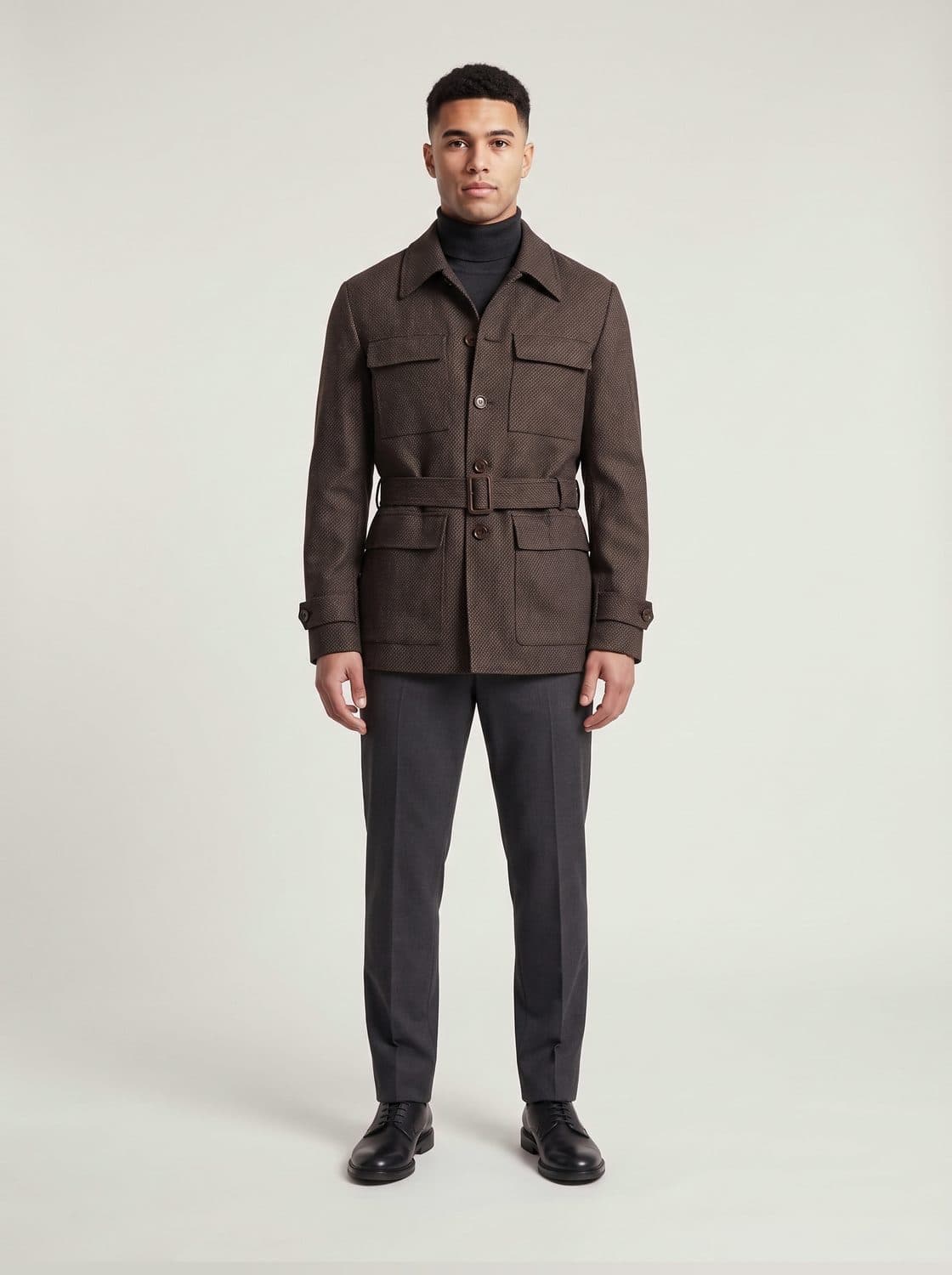 Osborne Field Coat, worn by a model